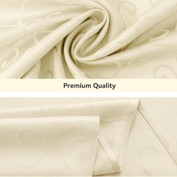 Disney Wedding Princess Swirl Premium Jacquard Rectangle Tablecloth - Picture 3 of 11